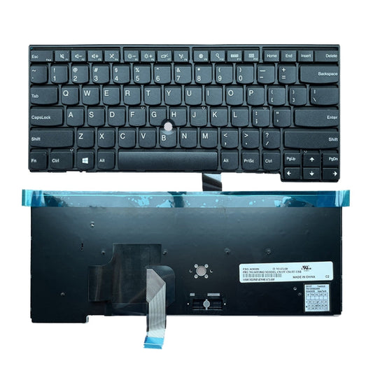 US Keyboard for Lenovo T450 T440 T440S T440P T431S E431 E440 L450 L460 without Joystick and Backl...