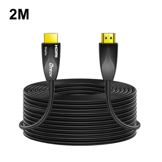 DTECH HDMI 2.0 Version Fiber Optical Line 4K 60Hz Large Screen TV Engineering Wiring, Length: 2m