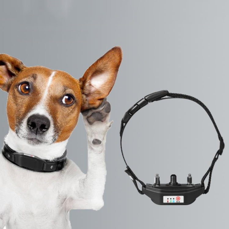 Intelligent Anti-barking Device Dog Trainer Collar, Style: Vibration+Sound(Black)