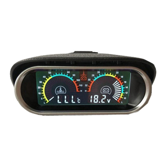 Agricultural Vehicle Car Modification Instrument, Style: Water Temperature (21mm) with Voltage