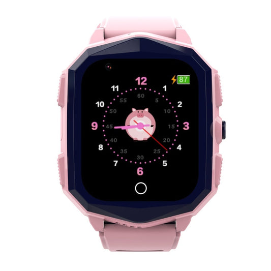 DF73 1.4 Inch 4G GPS Positioning Children Calling Watch with SOS Function(Pink)