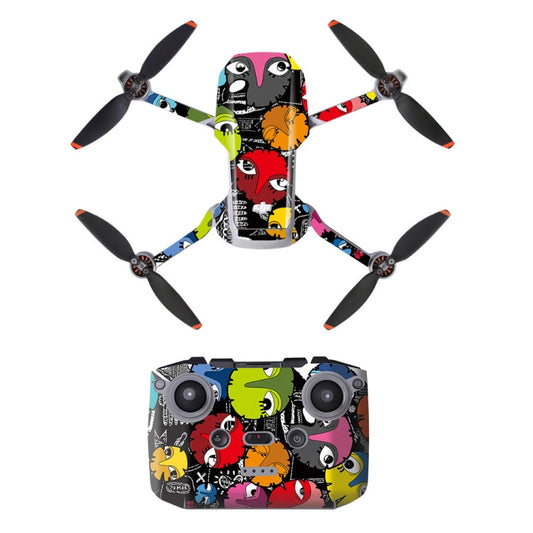 Sunnylife MM2-TZ452 for DJI Mini 2 Waterproof PVC Drone Body + Arm + Remote Control Decorative Pr...