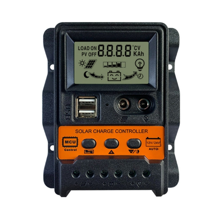 Dual DC Current 12V/24V Solar Controller LCD PWM Photovoltaic Power Generation Controller(10A)
