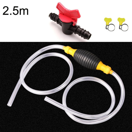 2.5m with Switch Car Motorcycle Oil Barrel Manual Oil Pump Self-Priming Large Flow Oil Suction