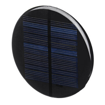 80MM 6V 1W Round Style Polycrystalline Solar Panel Epoxy Board