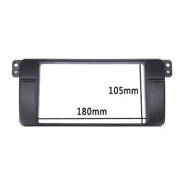2 Din Radio Fascia DVD Stereo Panel Dash Mount Trim Kit Frame with ISO Wiring + An... (TYPE: ASTYLE)