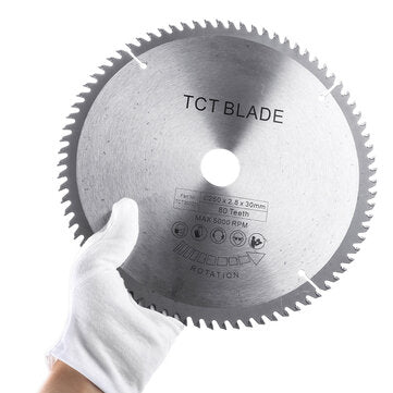 Effetool 250x2.8x30x80T TCT Hard Alloy Saw Blade Multi-functional Circular Saw Blade Wood Aluminium