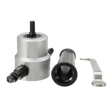 Drillpro YT-160A Double Head Sheet Metal Nibbler Cutter Drill Attachment Metal Sheet Cutter
