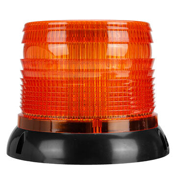 72 LED Magnetic Flashing Amber Beacon Warning Emergency Rotating Strobe Light