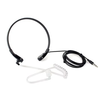 Retevis Black 1 Pin 3.5mm Throat MIC Earpiece Covert Air Tube Earpiece For Universal Mobile Phones I