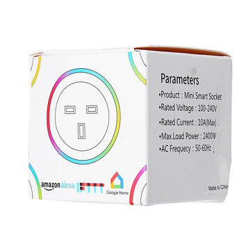 XS-A14 AC220-240V 10A UK Alexa Smart Wifi Socket Phone Timing Switch Scene Light Socket