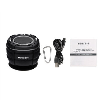 Retekess TR622 87-108MHz FM Radio bluetooth IP67 Waterproof Speaker LED Light Music Player for Danci
