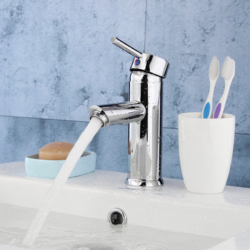 Brass Waterfall Basin Faucet Single Lever Mixer Bath Tap