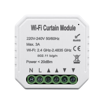 WiFi Smart Curtain Switch Module Roller Blinds Shutter Motor Smart Life Tuya APP Remote Control Work