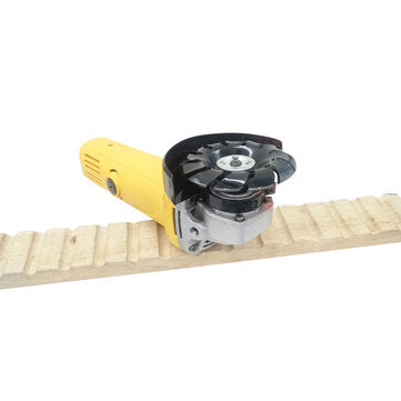 90mm 12 Teeth Manganese Steel Wood Carving Disc 22mm Bore Grinder Shaping Disc for 125 Angle Grinder