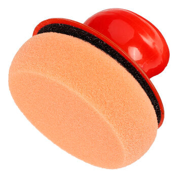 6pcs Wax Wash Polish Pad Sponge Cleaning Foam Kit Microfiber Applicator Pads with Gripper Handle