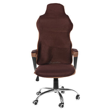 Mesh Gaming Chair Elastic Chair Cover Office Chair Dustproof Chair Cover Home Off... (COLOR: COFFEE)
