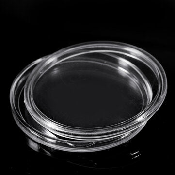 Silver Dollar Coin Collection Box With Inner Pad Adjustable Small Round Box High Speed Rail Reform C