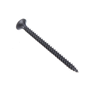 Suleve M3.5CP3 350Pcs M3.5 Cross Black Recessed Flat Head Self Tapping Ash Phosphorus Drywall Metric
