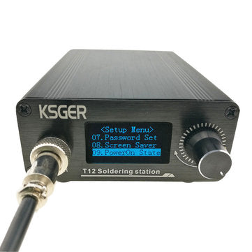 V2.1S T12 Digital Temperature Controller Soldering Station Electric Soldering Iron Tips T12-K + 907