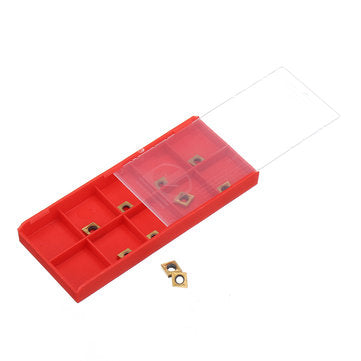 Drillpro 10mm Shank Lathe Turning Tool Holder Boring Bar with 10pcs CCMT060204 Carbide Inserts