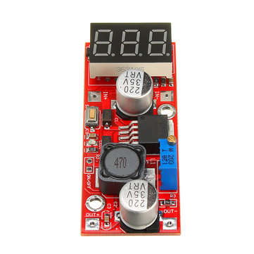 5pcs LM2596 DC-DC Adjustable Voltage Regulator Module with Voltage Meter Display