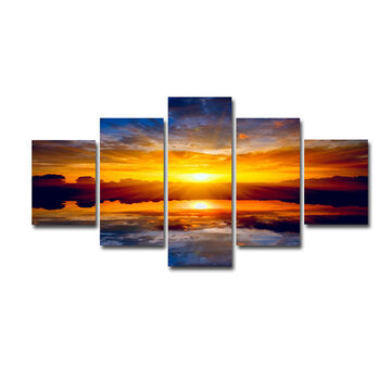 5 Panels Unframed Modern Canvas Art Oil Painting Picture Room Wall Art Pictures Home W... (TYPE: D.)