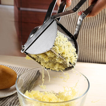 Large Stainless Steel Potato Ricer Masher Fruit Press Juicer Crusher Squeeze