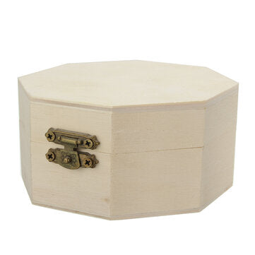 Wooden Box Organizer Storage Craft Case for Handicraft Jewelry