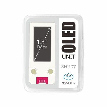 M5Stack OLED 1.3-inch Expansion Screen Black/White Display Panel SH1107 Driving Module