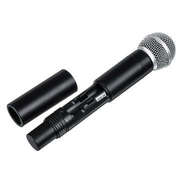 XYZ.SOUND A-555 Dynamic Coil Wireless Handheld Microphone System for Kraoke Speech Party