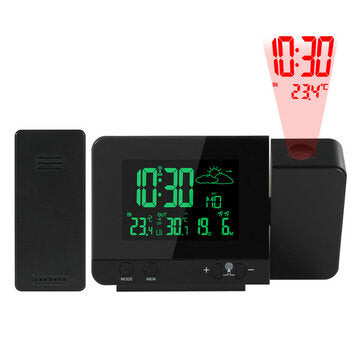 Bakeey 8 Color Screen Weather Station & Thermometer Weather Forecast Projection US... (PLUG: USPLUG)