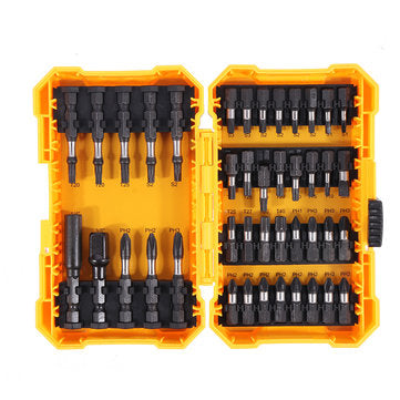 Drillpro 42PCS Screwdriver Bit Set 40PCS Phillips Torx Square Screwdriver Bits Quick Change Extensio