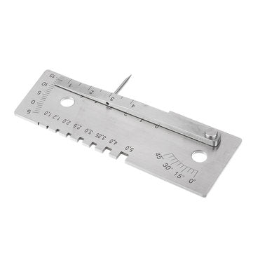 Machifit Universal 45 Degree Weld Gauge Welder Seam Inspection Measuring Ruler Welding Tool