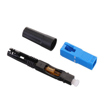 100pcs FTTH SC UPC  Single-mode Fiber Quick Connector Fiber Optic Fast Adapter Str... (LENGTH: 55MM)