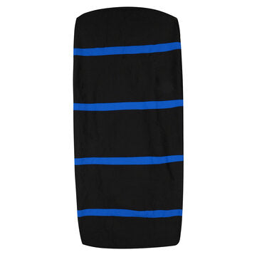 Universal Car Seat Covers Polyester For Auto Truck Van SUV 5 Heads Blue & Black