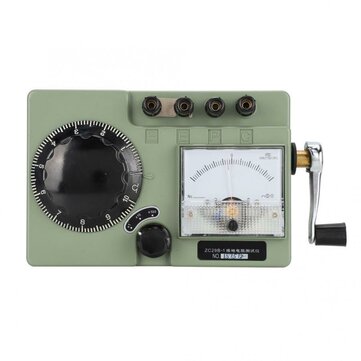 Anti-Thunder Hand Crank Earth Ground Resistance Tester Meter Testing Instrument ... (MODEL: ZC29B-2)