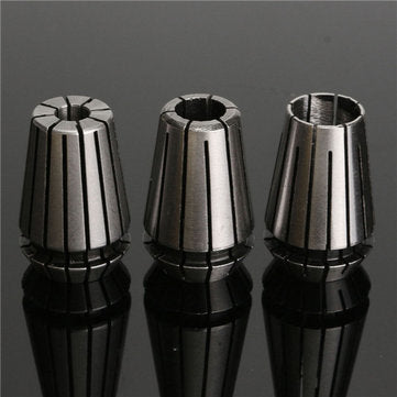 3pcs ER20 3-12mm Spring Collet Set 1/8-1/2 Inch Chuck Collet for CNC Milling Lathe Tool