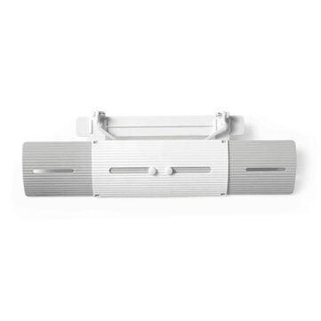 BK-350 Adjustable Air Conditioner Cover Windshield Air Conditioning Baffle Shield ... (COLOR.: GREY)