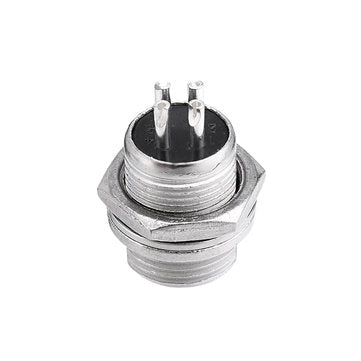 5pcs GX12 4Pin 12mm Male & Female Wire Panel Circular Connector Aviation Socket Plug