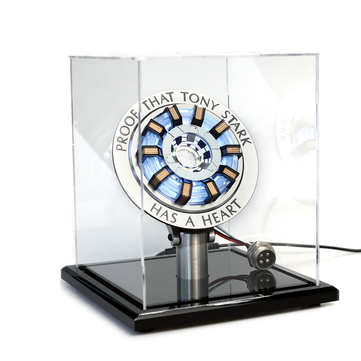 Basic Version 1:1 Acrylic Arc Reactor DIY Model MK2 LED Light Mark Chest Tony Heart Lamp Light With