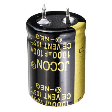 5Pcs 1000UF 100V 22x30mm Radial Aluminium Electrolytic Capacitor High Frequency 105C