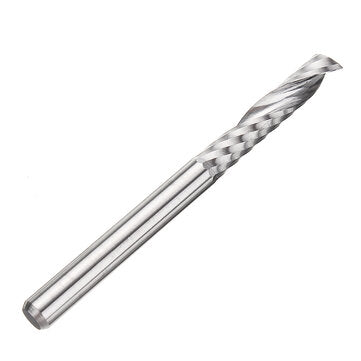 10pcs 3.175mm Single Flute End Mill Cutter Carbide CNC Router Bit Milling Cutter