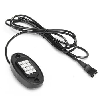 8PCS RGB LED Rock Light Wireless Bluetooth Music Offroad Multi-color Dual Remote