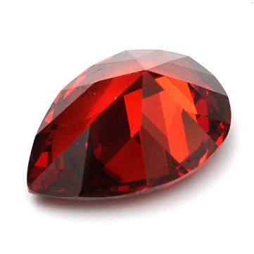 13x18mm Artificial Corundum Pigeon Blood Red Sapphire Lustrous Loose Gemstone Decorations