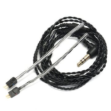 Black Replacement Earphone Cable 3.5mm Wire for Logitech UE18 JH13 Westone W4r UM3X 1964 A