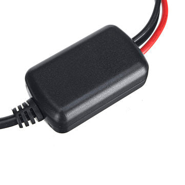 Universal DAB+ FM Car Antenna Aerial Splitter Cable Digital Radio Amplifier with SMB Connector