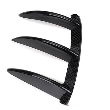 2Pcs Car Rear Bumper Protector Splitter Canard Refitting For Mercedes Benz A class W176 A200 A250 A2
