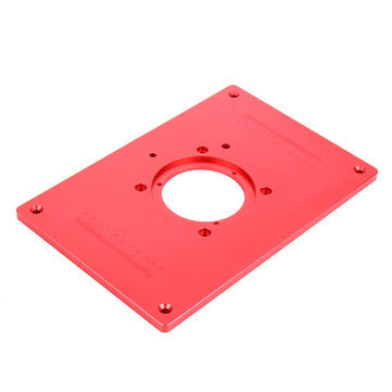 Red 200x300x10mm Aluminum Router Table Insert Plate For Woodworking Engraving Machine