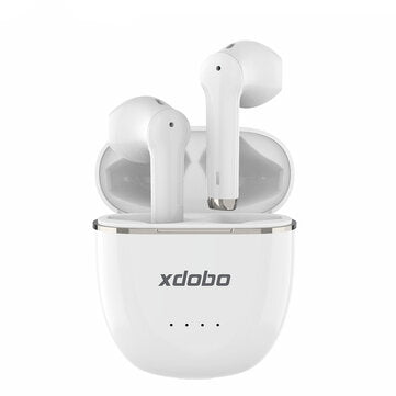 XDOBO Gem 2005 TWS bluetooth Earphone QCC3040 Heavy Bass HiFi Stereo Low Latency H... (COLOR: WHITE)